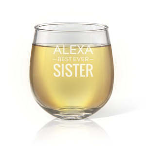 Engraved Stemless Wine Glasses: Best Ever Stemless Wine Glass