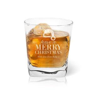 Tumbler Glasses: Santa Hat Tumbler Glass