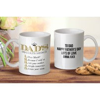 Ceramic Mugs: Dad Sayings Mug