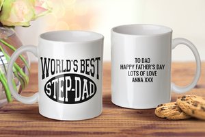Ceramic Mugs: World's Best Step Dad Ever Mug