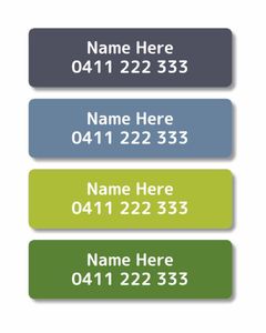 Iron On Labels: Natural Iron On Labels 20pk