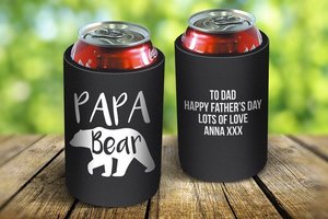Stubby Coolers: Papa Bear Drink Cooler