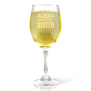 Engraved Wine Gasses: Best Ever Wine Glass