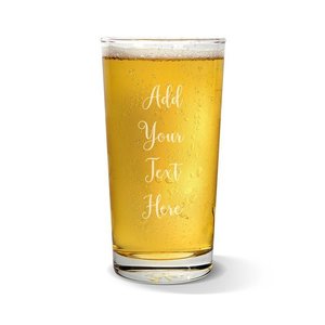 Fathers Day Pint Glasses: Add Your Own Message Pint Glass