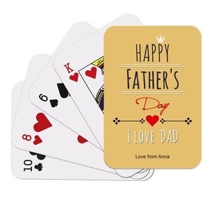 Fathers Day Playing Cards: Happy Father's Day Playing Cards