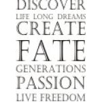 Hastings Art Stamps: Word Art