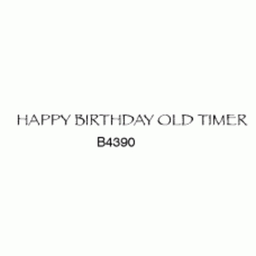 Hastings Art Stamps: B4390 Happy Birthday Old Timer
