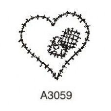 Love: A3059 Patched Heart