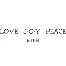 Love: B4104 Love Joy Peace