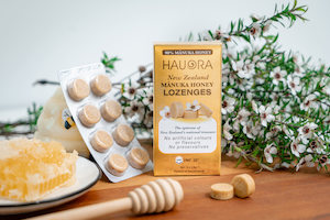 Wellbeing Supplements: Hauora Manuka Honey Lozenges UMF20+