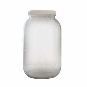 Cider: 4 Litre Glass Jar with Cap (PD) ***Please read shipping conditions