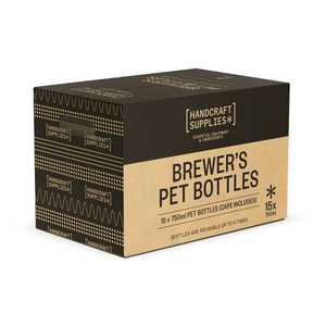 Beer Bottling Your Beer: 15 x 750ml PET Bottles with Caps