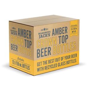 Beer Bottling Your Beer: Crown Seal Glass Bottle 750ml x 12 ***Please read shipping conditions