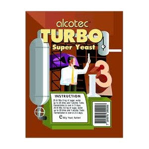 Spirit Dextrose Turbo Yeast Other Wash Ingredients: Alcotec Turbo 6