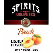 Spirit Liqueur Schnapps Flavours: Spirits Unlimited Peach Liqueur