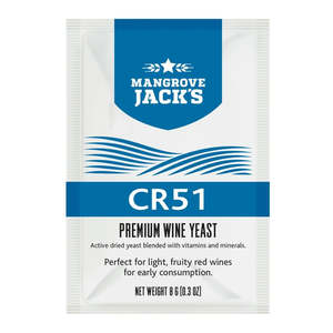 CR51 Wine Yeast -Special 5 packs only