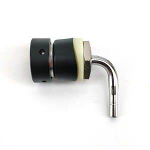 Beer Tap Shank - Short, Black - Suits 6.5mm Tail