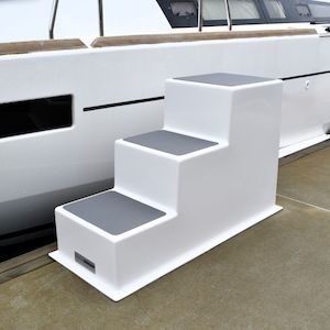 Dock Accessories: Fibreglass Boarding Steps
