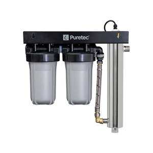 Whole House Filter Systems: Puretec WU-UV Filtration & UV with Reversible Mounting Frame