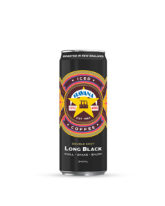 Iced Coffee: Double Shot Long Black Iced Coffee