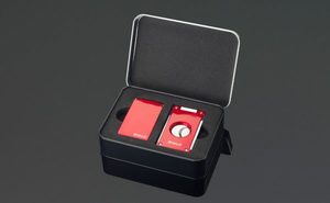 Siglo Lighter and Cutter Set Red