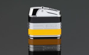 Products: Siglo Retro Lighter II Black & Yellow