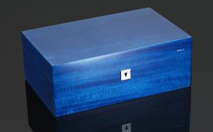 Siglo 75-Stick Humidor Cobalt Blue