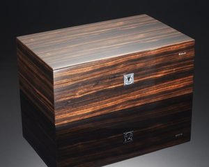 Siglo 75-Stick Humidor Macassar Ebony