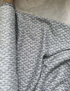 Fabric Cotton Linen Silk Wool: SCHOOL OF FISH 100% VISCOSE
