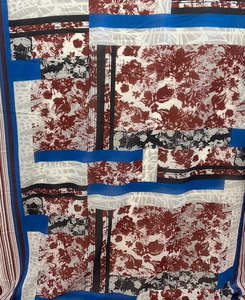 Cotton Fabric: ITALIAN PRINTED COTTON VOILE (3m Length)