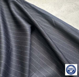 Wool: MARLOW 100% WOOL PINSTRIPED SUITING