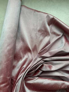 Fabric Cotton Linen Silk Wool: 100% DUPION SILK - ICE BERRY