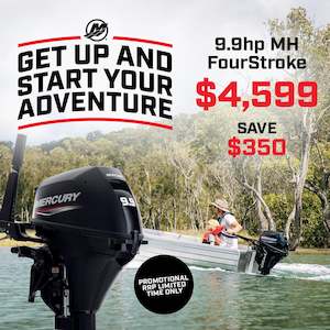 All: MERCURY - 9.9HP 4-STROKE OUTBOARD - SAVE NOW!