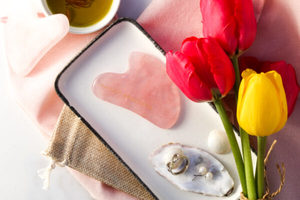 Products: Gua Sha NZ - Rose Quartz Crystal - Hayley Benseman