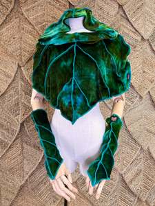 PREORDER: Labradorite Leafae Poncho Set