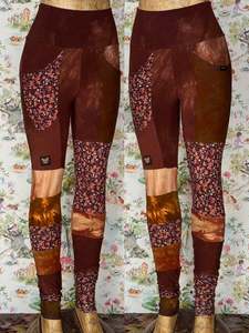 Front Feature: OOAK S/M Foraged Leggings