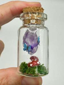 Mini Amethyst Bottle