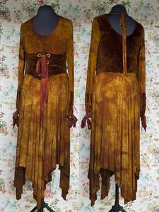Dresses: OOAK XL Ancient Rust Parea Dress