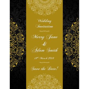 Wedding Invitations Hazelwood Print