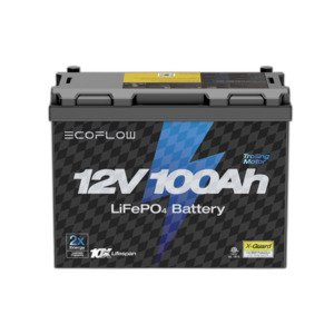 Batteries: EcoFlow Lithium Deep Cycle LiFePO4 Battery | 12V | 100Ah