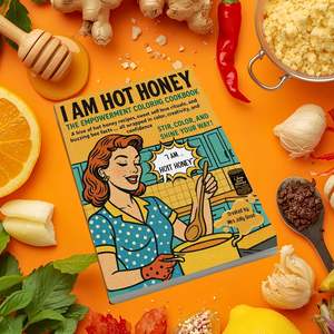 Products: I AM Hot Honey: The Empowerment Coloring Cookbook - A Hive of Hot Honey Recipes, Self-Love Rituals, and Buzzing Bee Facts