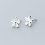 Flower Studs - Silver - HBW Boutique
