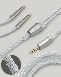 Products: Meze Audio Mono 3.5mm to 2.5mm/3.5mm/4.4mm Balanced Silver Plated Upgrade Cable - HeadFi