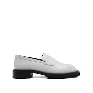 Muswell Split Loafer - White