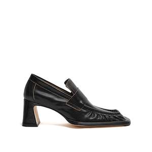 Miista: Loaf Loafers - Black