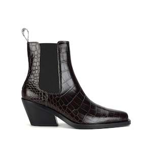 Rider Boot - Espresso Croc