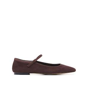 Flats: Phoebe Flat - Tiramisu Suede