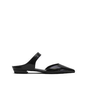 La Tribe: Pointed Mule - Shiny Black