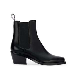 Deadly Ponies Shoes: Rider Boot - Black Leather Sole