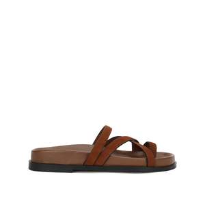 Ariadne Slide - Driftwood Suede
